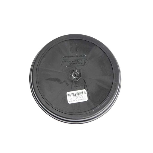 [7312] PLATO MATERO PP CLÁSICO D-20 NEGRO DECORA