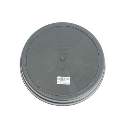 [7317] PLATO MATERO PP CLÁSICO D-30 NEGRO DECORA