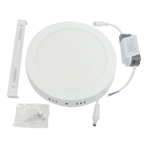 [7459] LAMPARA LED SUPERFICIAL REDONDA 12W 6.5" LUZ BLANCA ANGEL LIGHT