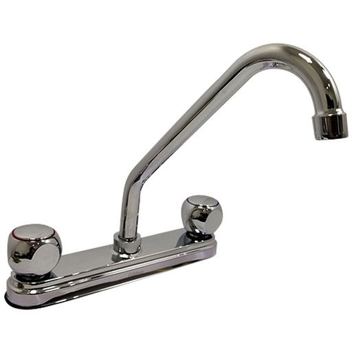 [7476] GRIFERIA PARA FREGADERO 8" DOBLE TEMPERATURA GRIVEN
