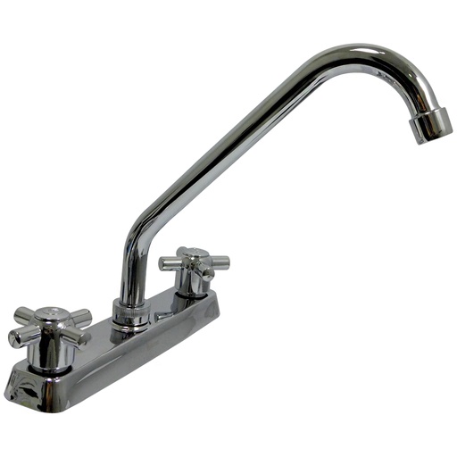 [7483] GRIFERIA PARA FREGADERO 8" MANIJA DE CRUZ GRIVEN