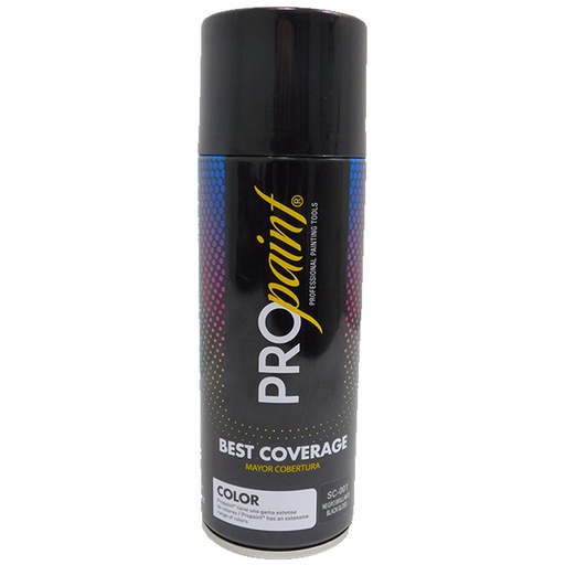 [7601] PINTURA EN SPRAY NEGRO BRILLANTE PRO PAINT