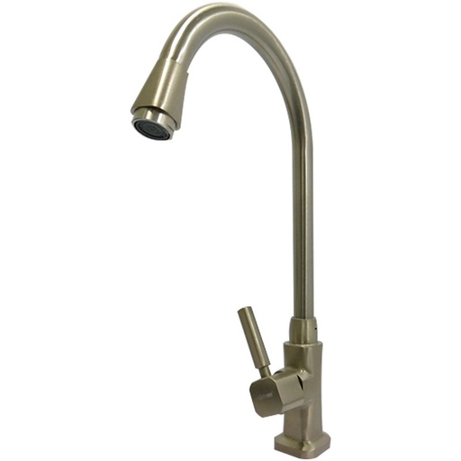 [7680] GRIFERIA PARA FREGADERO INDIVIDUAL SATINADO GRIVEN