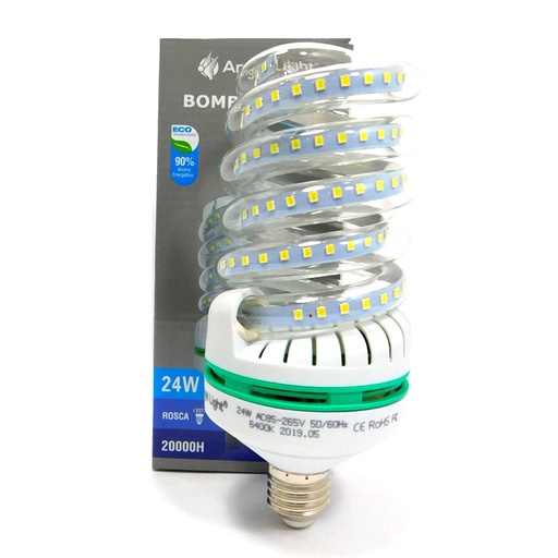 [7685] BOMBILLO LED ESPIRAL 24W ANGEL LIGHT