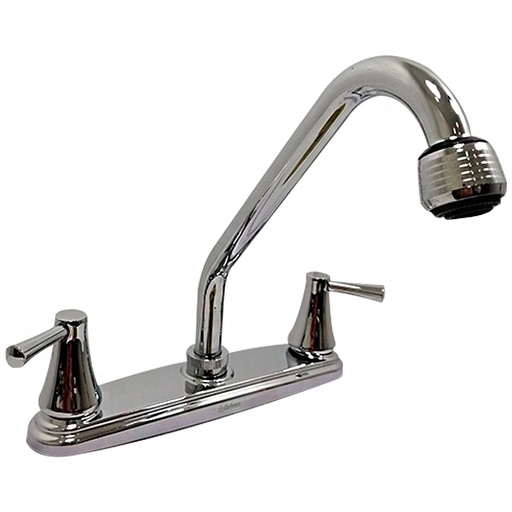 [7753] GRIFERIA PARA FREGADERO 8" DOBLE MANIJA GRIVEN