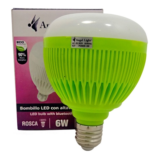 [7774] BOMBILLO LED 6W CON ALTAVOZ BLUETOOTH ANGEL LIGHT