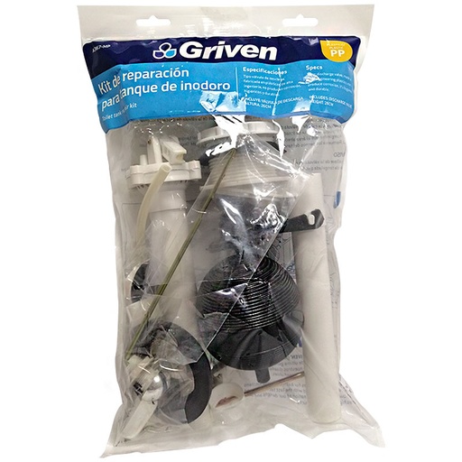 [7795] HERRAJE PVC PARA W.C GRIVEN
