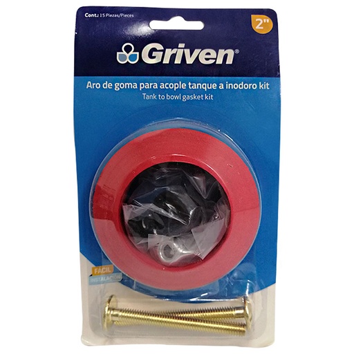 [7805] ARO DE GOMA 2" PARA ACOPLE CON TORNILLOS GRIVEN